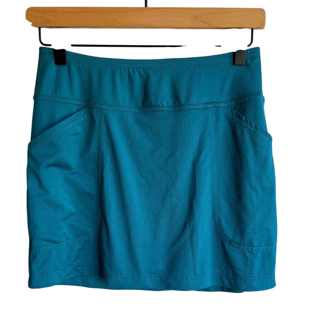 JoFit Teal Athletic Skort Tennis Golf Pockets Soft and Stretchy for Movement XS